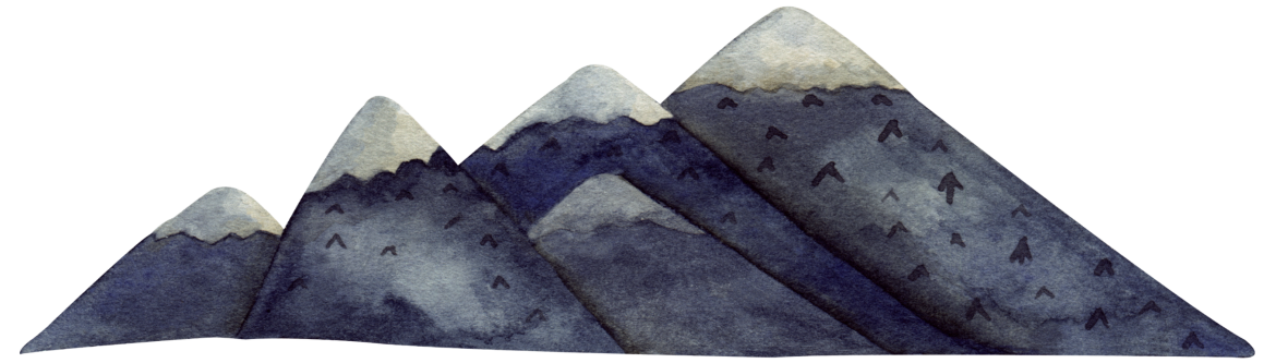 Dark grey mountains